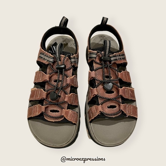 GH Bass & Co Men Propel Open Toe Beach Summer Vacation Brown Hiking Water Sandal - Picture 2 of 8